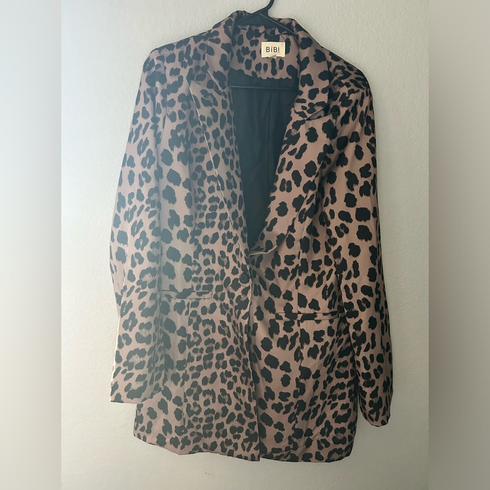 BiBi Leopard Blazer Jacket